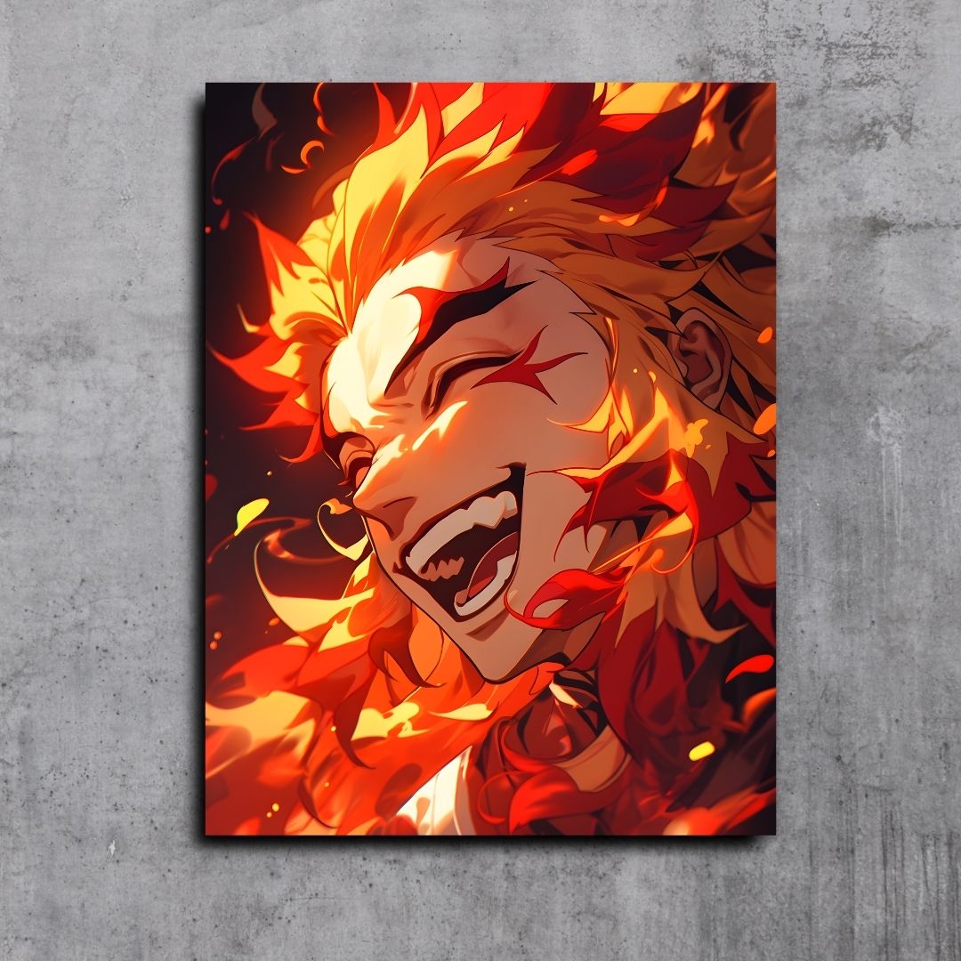 Rengoku Smiling - Demon Slayer