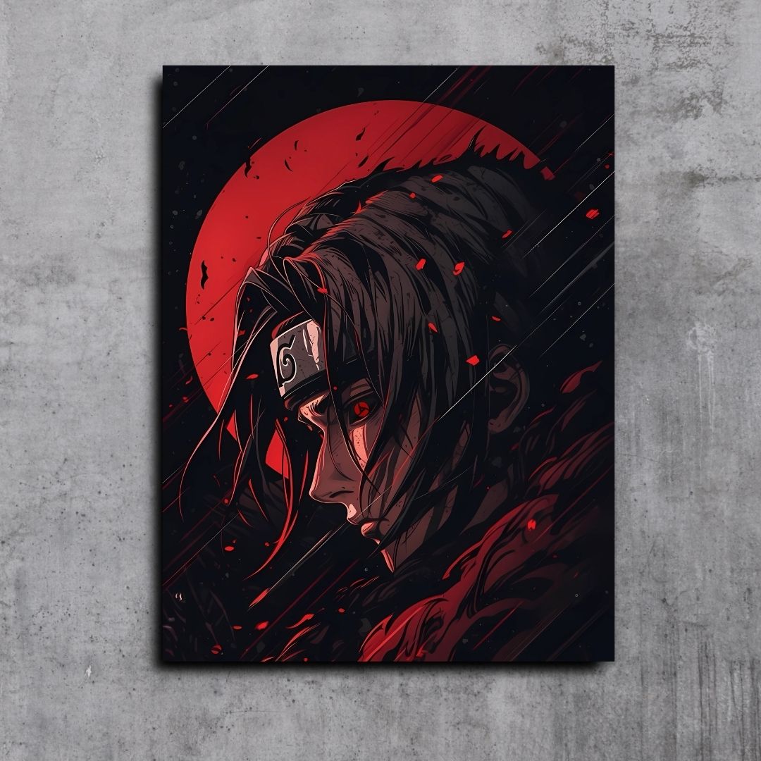 Uchiha Itachi Naruto - Red Moon