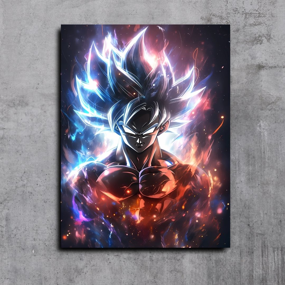 Goku Dragon Ball - Ultra Look – Magnetix AI - AI Metal Posters