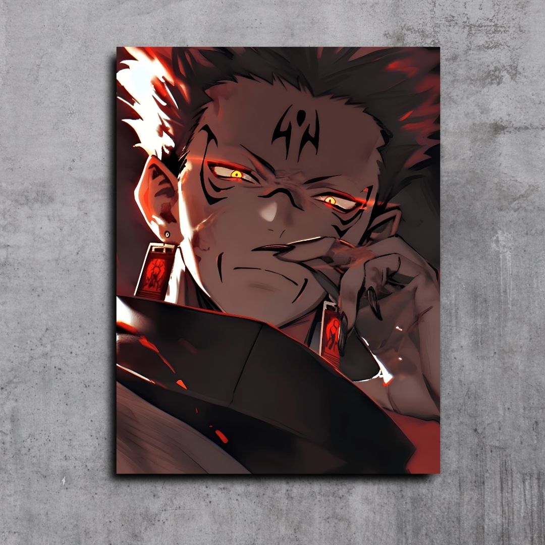 Ryomen sukuna Jujutsu Kaisen Nails