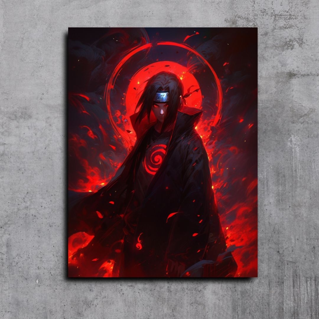 Itachi Uchiha Naruto - Oil Painting Bloodline